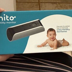 Inito Fertility Monitor - Sleek Black and White Design